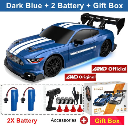RC Drift Car 4WD Remote Control Racing Car 1:24 Scale RTR
