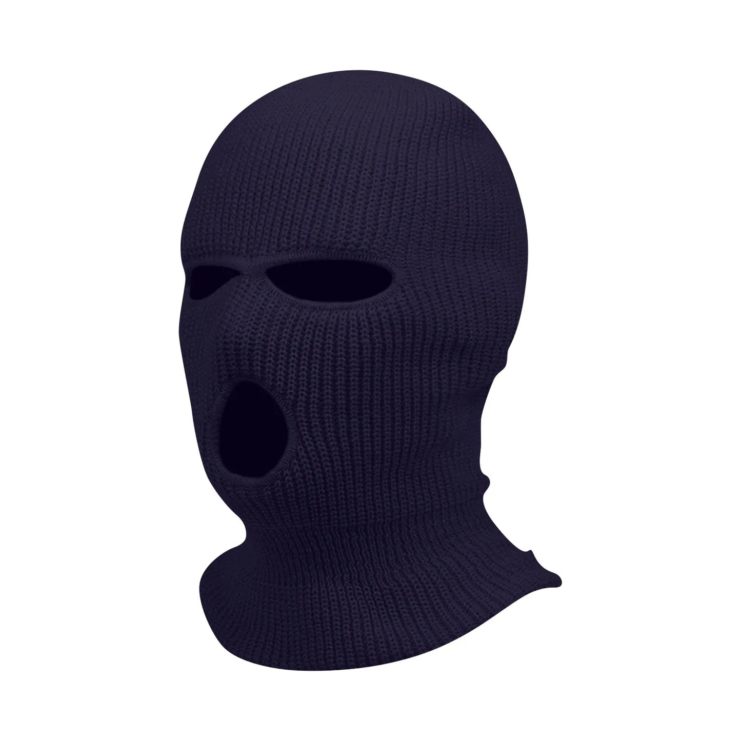 3 Hole Balaclava Ski Mask Windproof Knit Winter Face Cover
