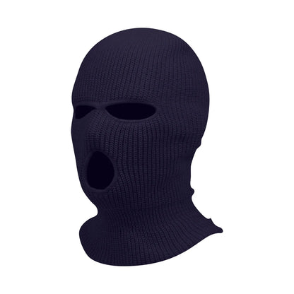 3 Hole Balaclava Ski Mask Windproof Knit Winter Face Cover