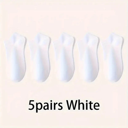 No Show Socks Breathable Low Cut Ankle Socks 5 & 10 Pack