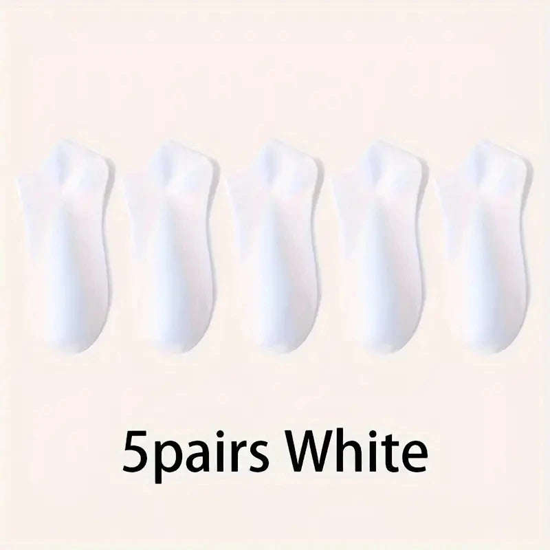 No Show Socks Breathable Low Cut Ankle Socks 5 & 10 Pack