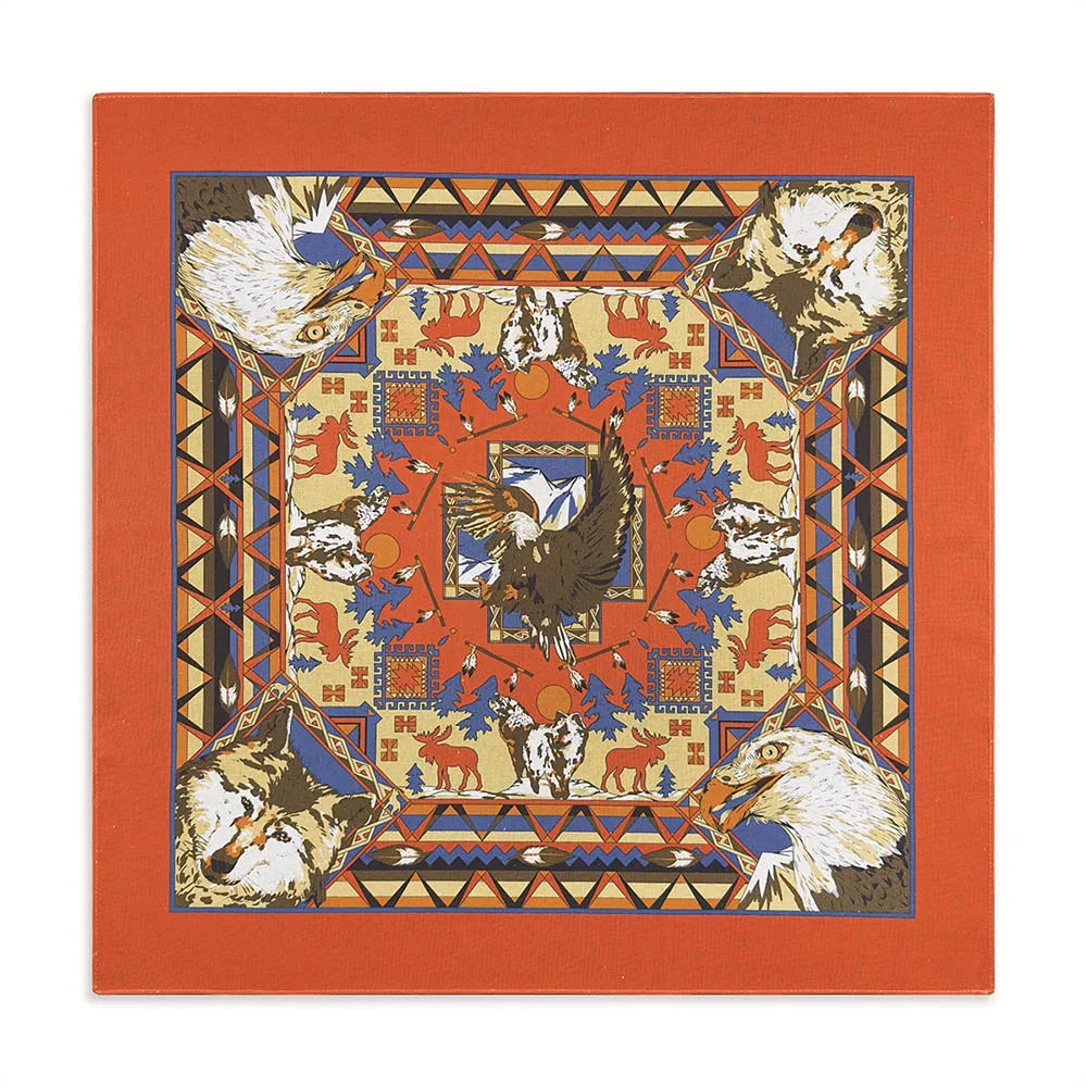 Cotton Bandana Paisley Square Head Scarf for Sports and Casual Wear