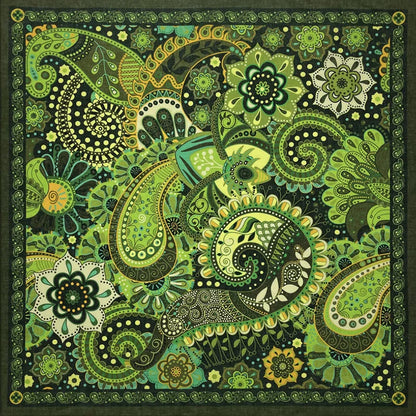 Cotton Bandana Paisley Square Head Scarf for Sports and Casual Wear