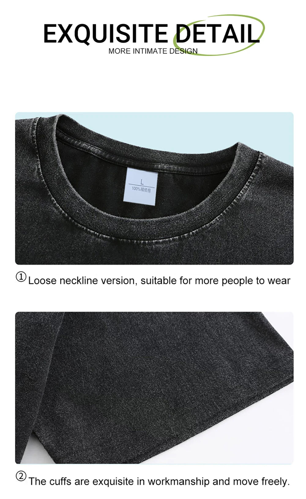 American Style Retro Heavyweight Solid Color Short Sleeved T-shirt Men Women Summer Street Trendy Washed Old Oversized Clothes