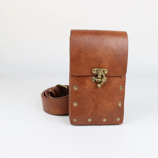 Medieval Cosplay Belt Set with Waist Pouch for Renaissance Costume