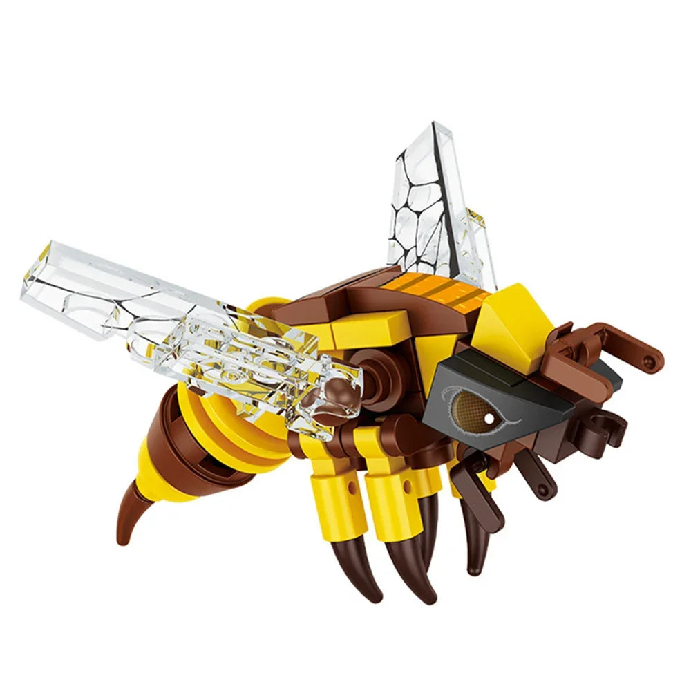 Insect Building Block Set DIY Animal Construction Toy for Kids
