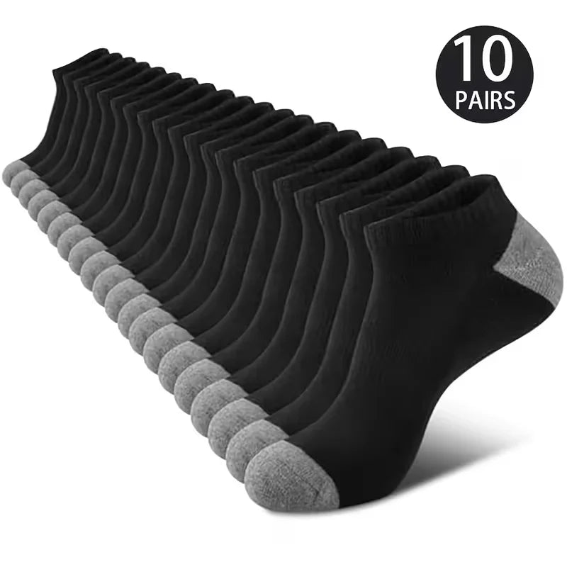 No Show Socks Breathable Low Cut Ankle Socks 5 & 10 Pack