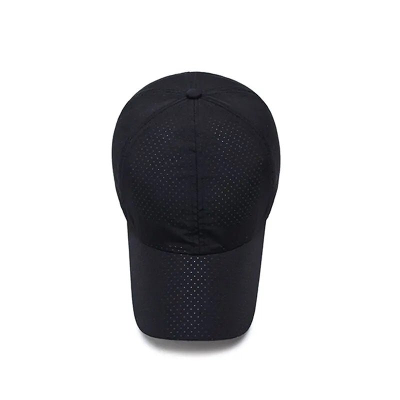 Mesh Baseball Cap Adjustable Breathable Sun Hat for Men and Women
