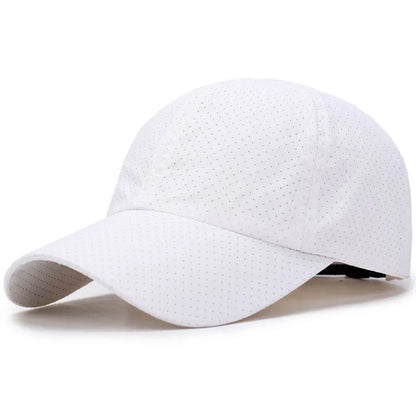 Mesh Baseball Cap Adjustable Breathable Sun Hat for Men and Women