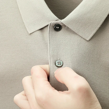 Men's Cotton Polo Shirt Short Sleeve Casual Golf Tee