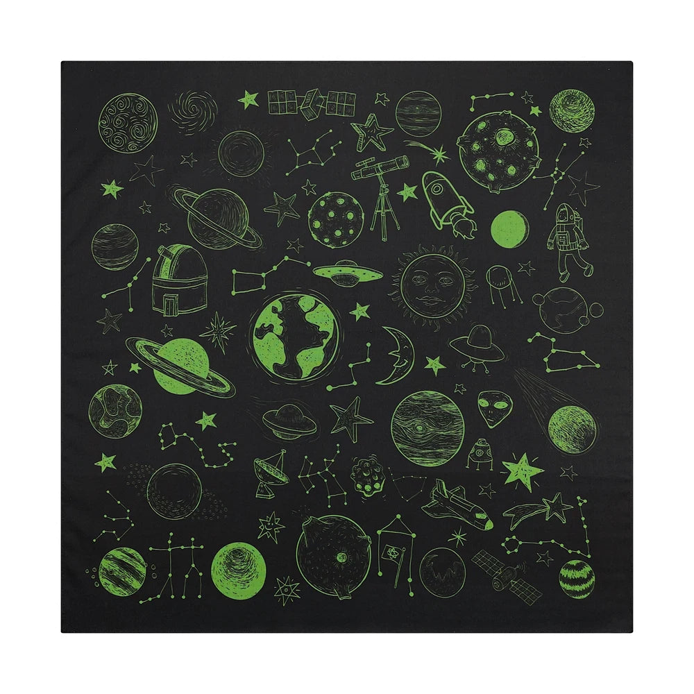 Cotton Bandana Paisley Square Head Scarf for Sports and Casual Wear