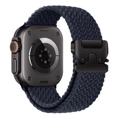 Braided Nylon Watch Band with Parachute Strap for 41mm–49mm Watches