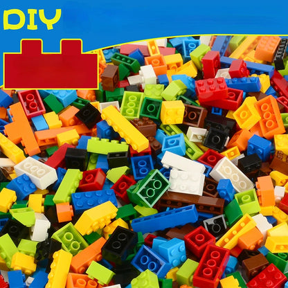 Building Blocks Set 300/500/1000 Pieces Creative Bulk Brick Collection