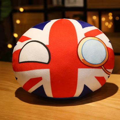 Country Ball Plush Toy Soft Kawaii Plush Pillow 10-40cm
