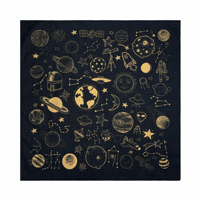 Cotton Bandana Paisley Square Head Scarf for Sports and Casual Wear