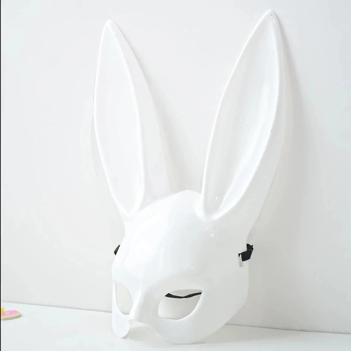 Rabbit Mask for Halloween, Bunny Costume Mask with Long Ears