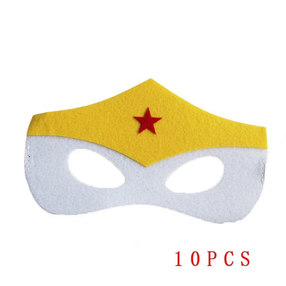 Superhero Masks for Kids, Party Dress-Up Costume Set