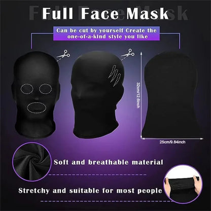 Balaclava Mask Full Face Spandex Cover for Motorcycle & Outdoor Use