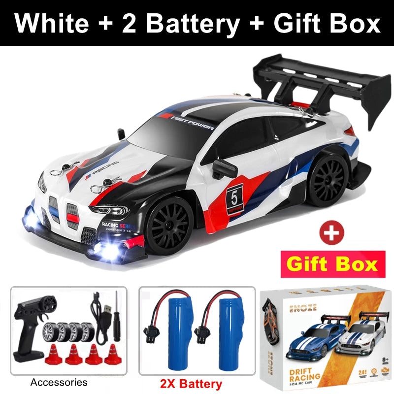 RC Drift Car 4WD Remote Control Racing Car 1:24 Scale RTR
