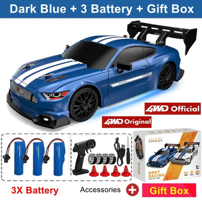 RC Drift Car 4WD Remote Control Racing Car 1:24 Scale RTR