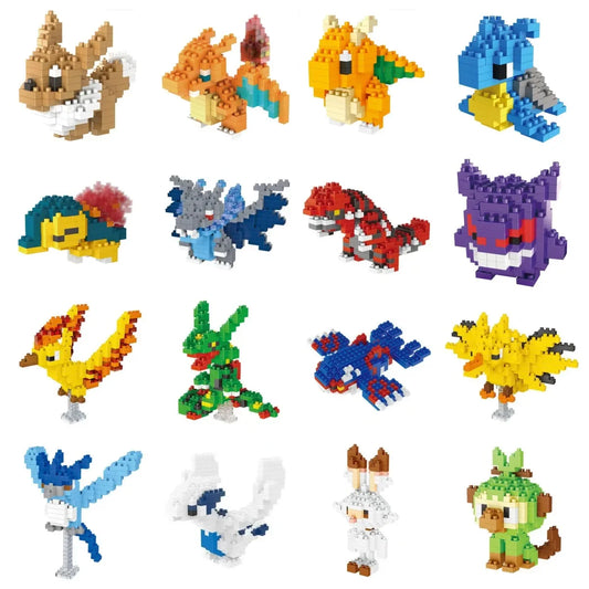 Mini Building Block Set – Micro Building Block Model Kit for Display