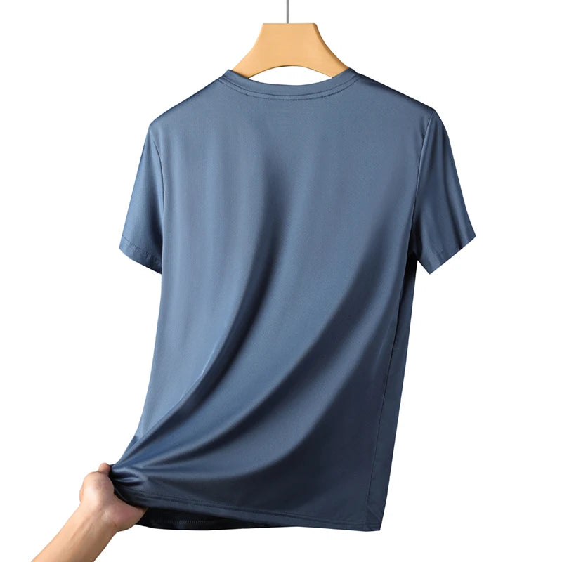 Men's Quick Dry Running Shirt Breathable Short Sleeve Hiking Tee