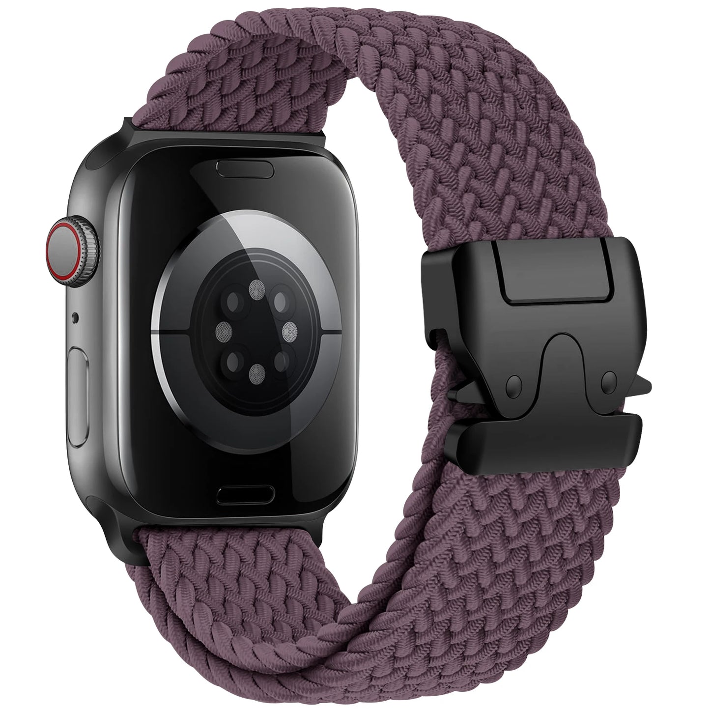 Braided Nylon Watch Band with Parachute Strap for 41mm–49mm Watches