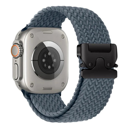 Braided Nylon Watch Band with Parachute Strap for 41mm–49mm Watches