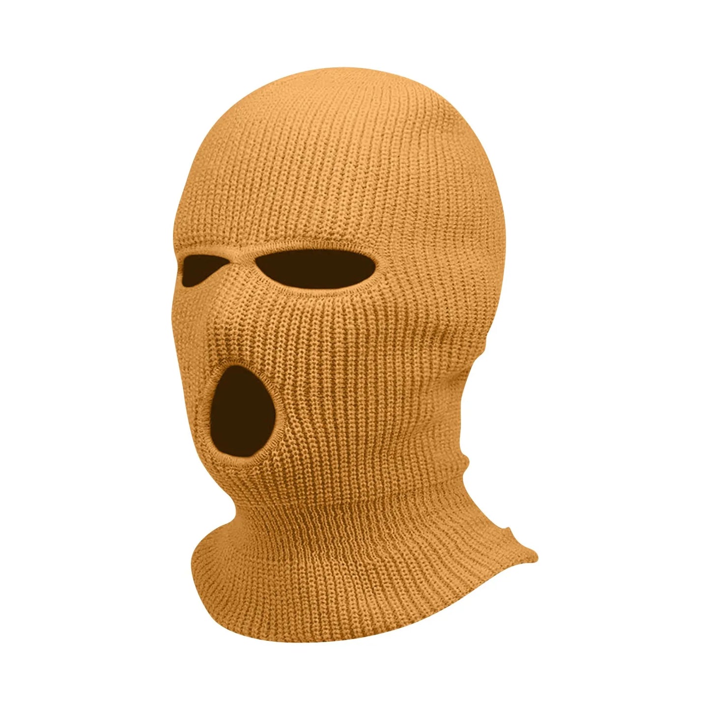 3 Hole Balaclava Ski Mask Windproof Knit Winter Face Cover