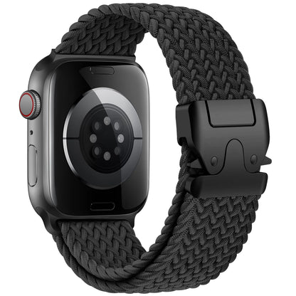 Braided Nylon Watch Band with Parachute Strap for 41mm–49mm Watches