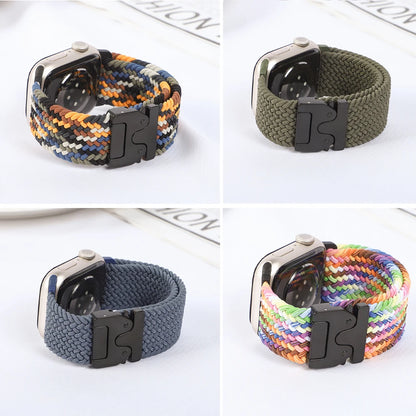 Braided Nylon Watch Band with Parachute Strap for 41mm–49mm Watches