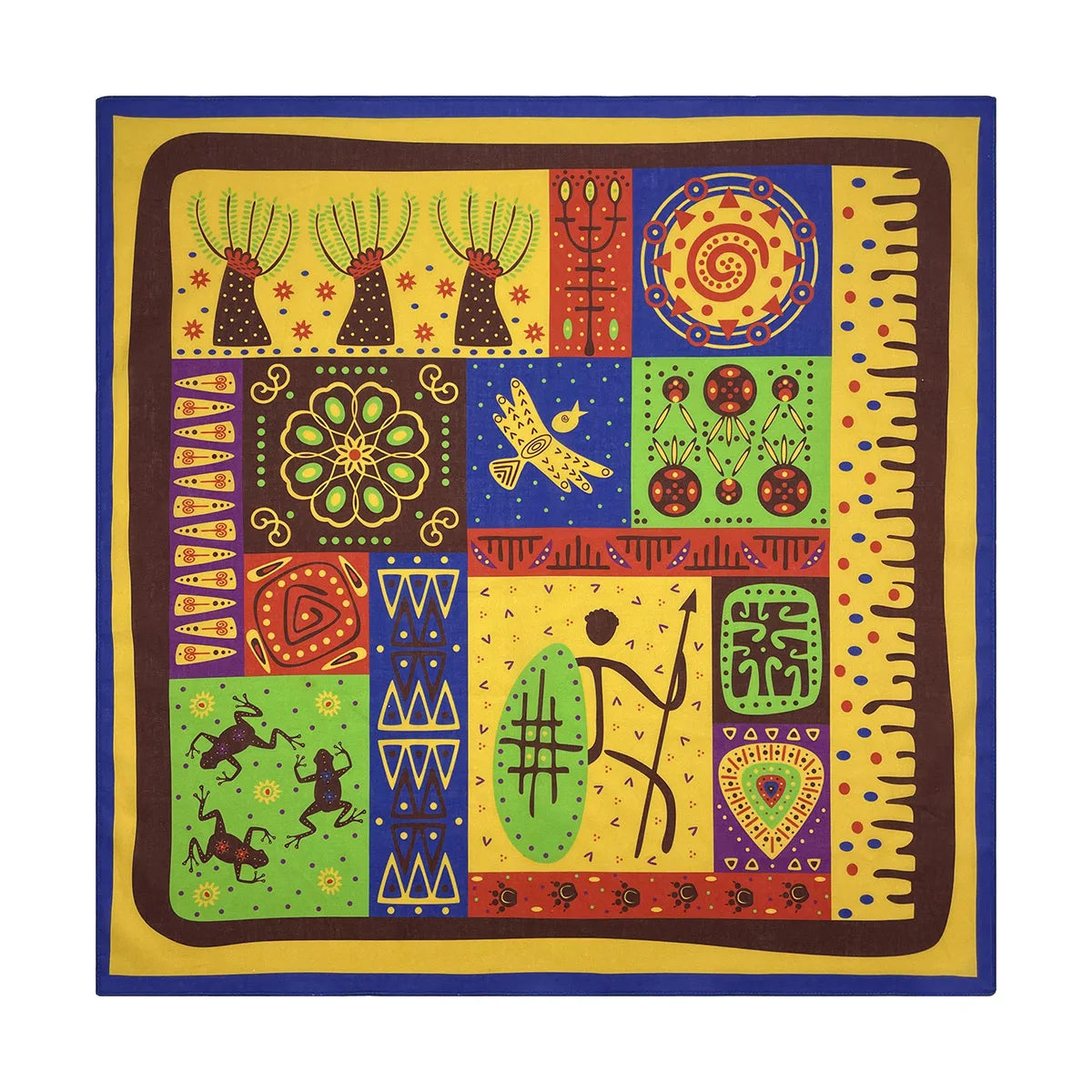 Cotton Bandana Paisley Square Head Scarf for Sports and Casual Wear