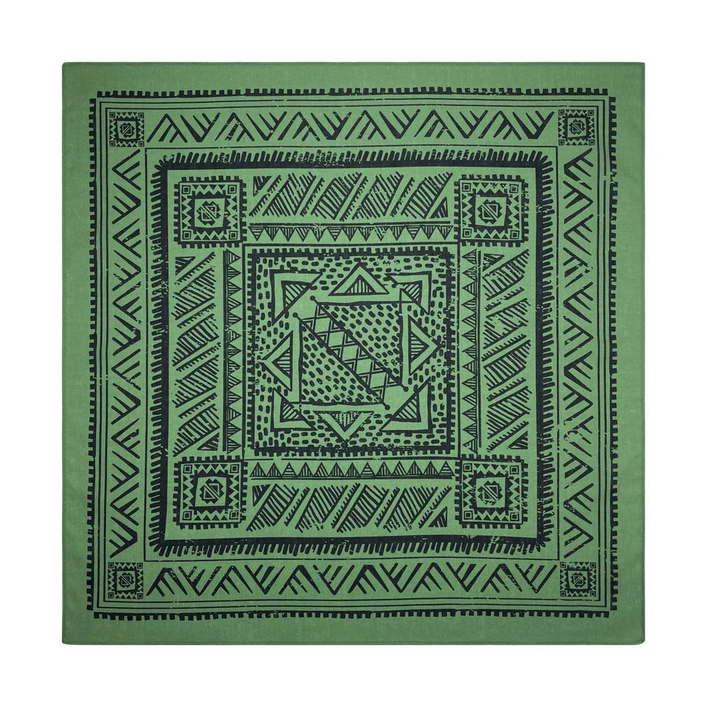 Cotton Bandana Paisley Square Head Scarf for Sports and Casual Wear