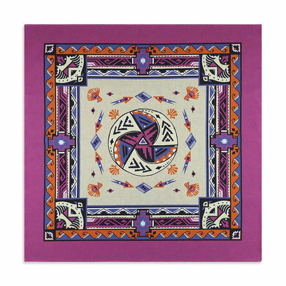 Cotton Bandana Paisley Square Head Scarf for Sports and Casual Wear