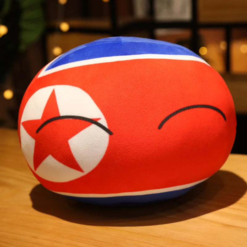 Country Ball Plush Toy Soft Kawaii Plush Pillow 10-40cm