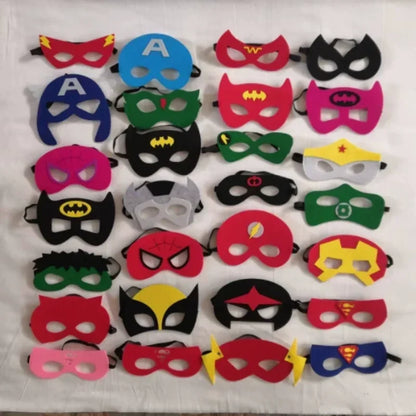 Superhero Masks for Kids, Party Dress-Up Costume Set