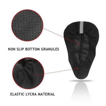 Bike Seat Cover Soft 3D Sponge Cushion for MTB & Road Bicycle Saddle