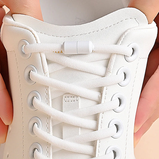 Elastic No Tie Shoelaces with Metal Lock for Kids & Adults