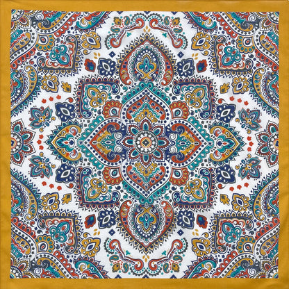 Cotton Bandana Paisley Square Head Scarf for Sports and Casual Wear