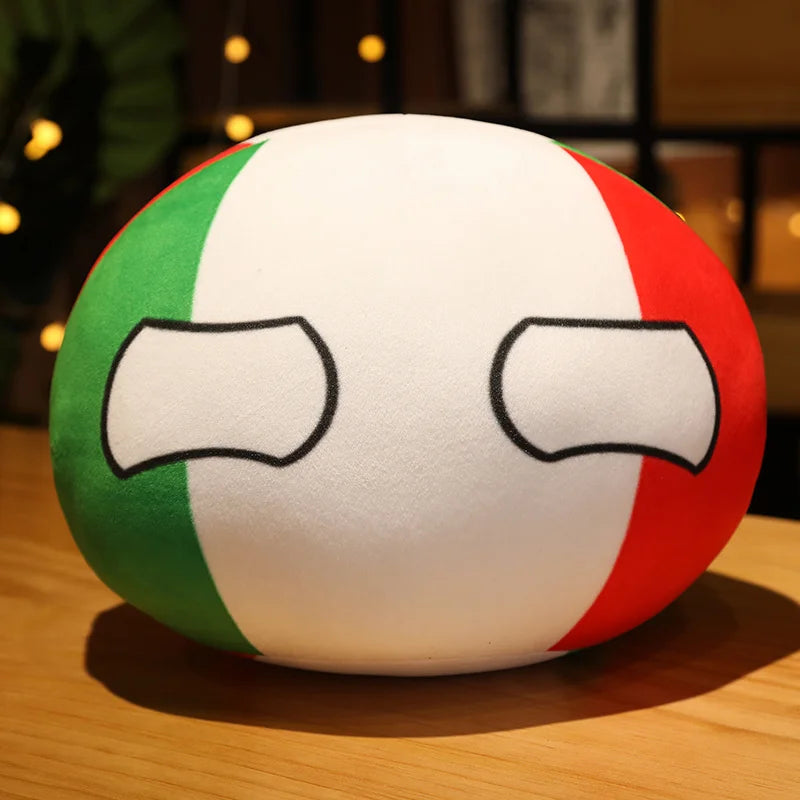 Country Ball Plush Toy Soft Kawaii Plush Pillow 10-40cm