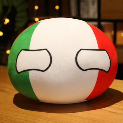 Country Ball Plush Toy Soft Kawaii Plush Pillow 10-40cm