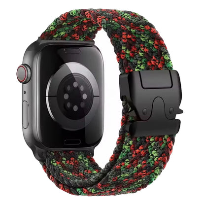 Braided Nylon Watch Band with Parachute Strap for 41mm–49mm Watches