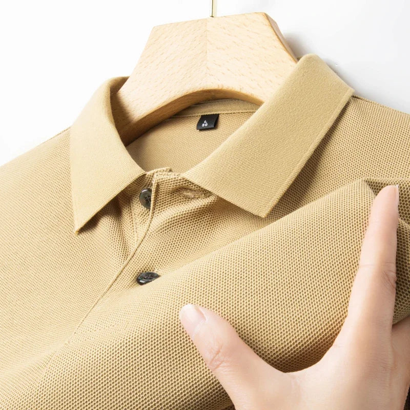 Men's Cotton Polo Shirt Short Sleeve Casual Golf Tee
