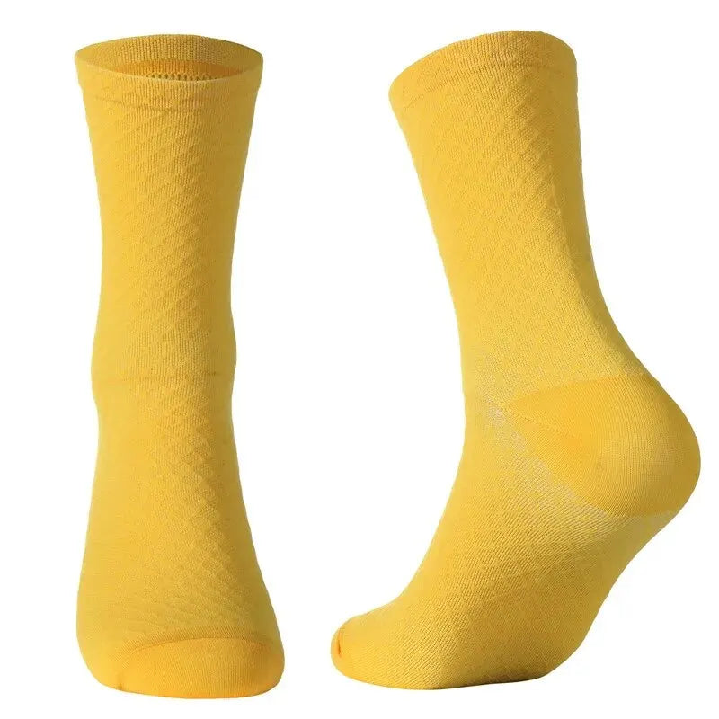 Cycling Socks Breathable Knee High Sports Road Bike Socks