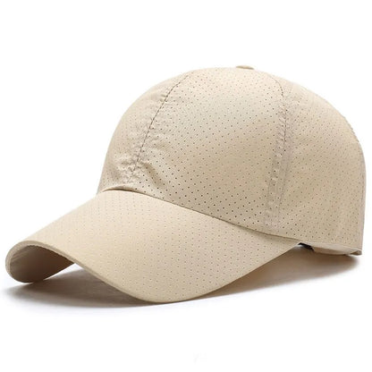 Mesh Baseball Cap Adjustable Breathable Sun Hat for Men and Women