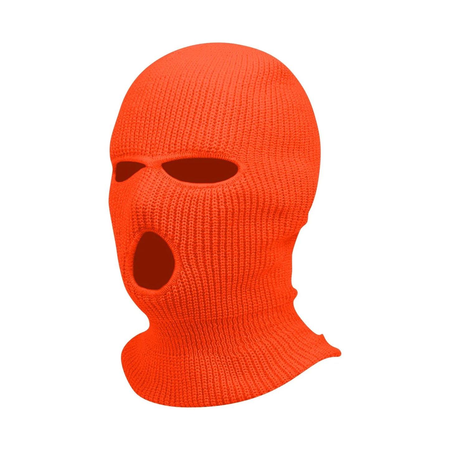 3 Hole Balaclava Ski Mask Windproof Knit Winter Face Cover