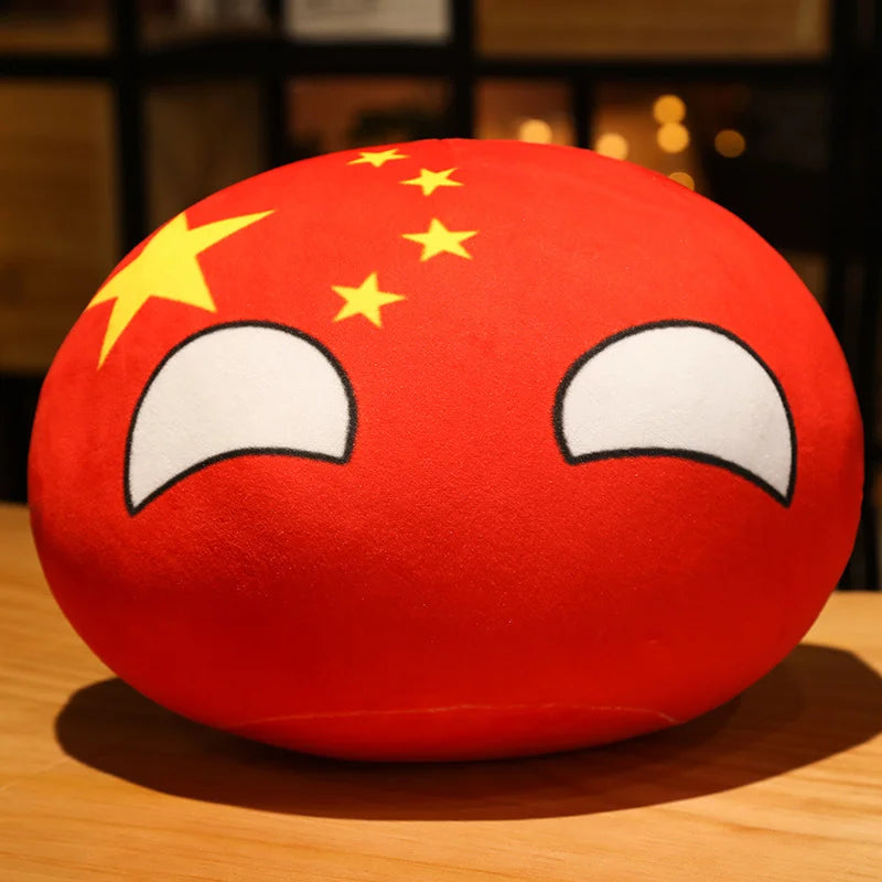 Country Ball Plush Toy Soft Kawaii Plush Pillow 10-40cm
