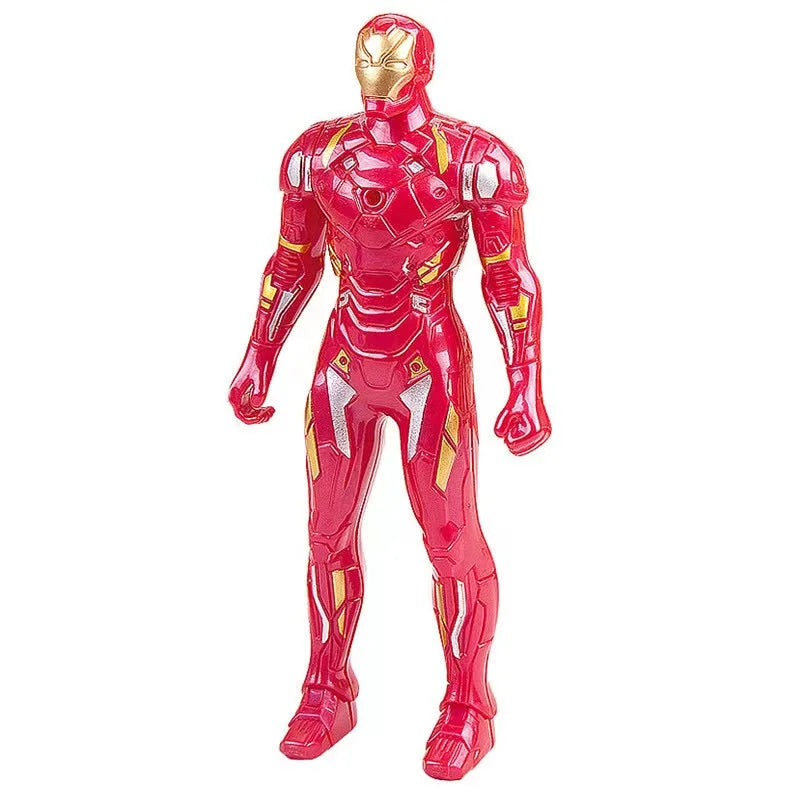 Superhero Action Figure 17cm Light-Up Poseable Collectible Model