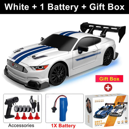 RC Drift Car 4WD Remote Control Racing Car 1:24 Scale RTR