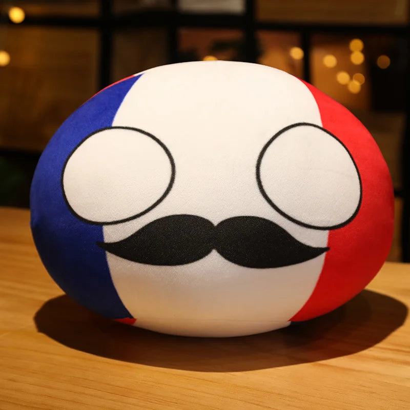 Country Ball Plush Toy Soft Kawaii Plush Pillow 10-40cm